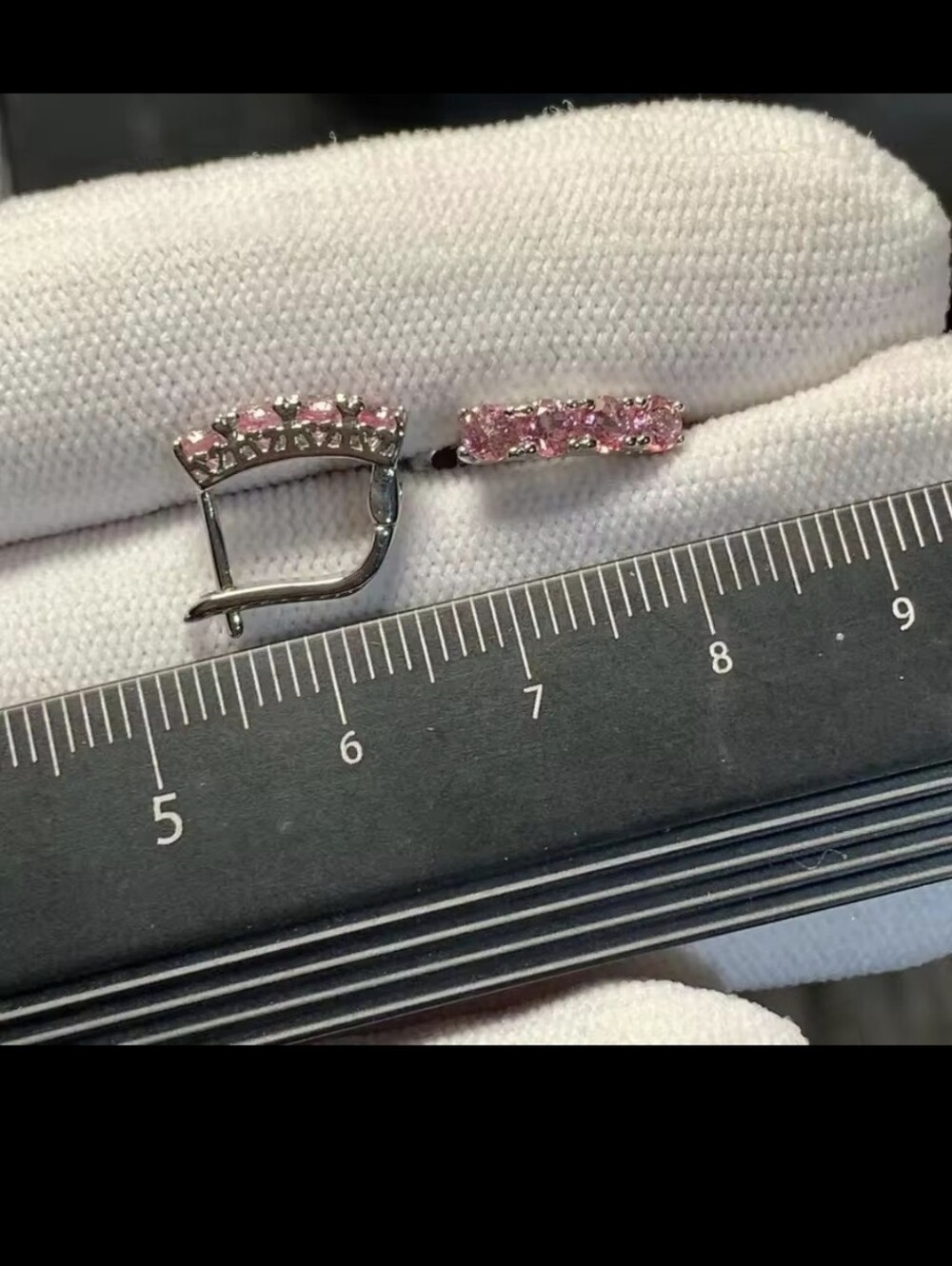 Natural Pink Topaz 925 Sterling Sl - Picture 5 of 6